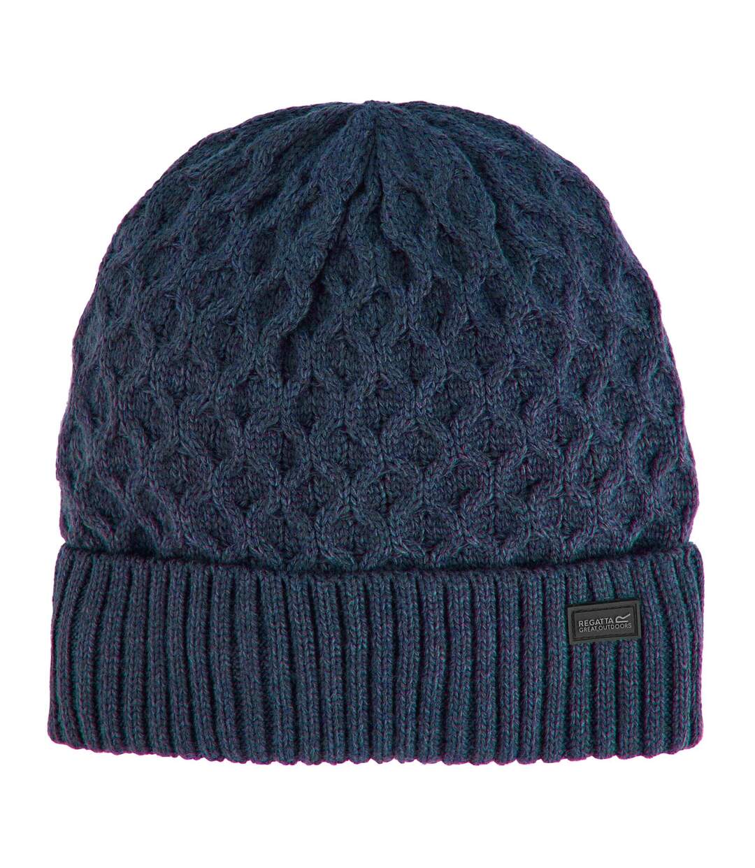Mens Harrell Beanie Navy Blue Regatta-2