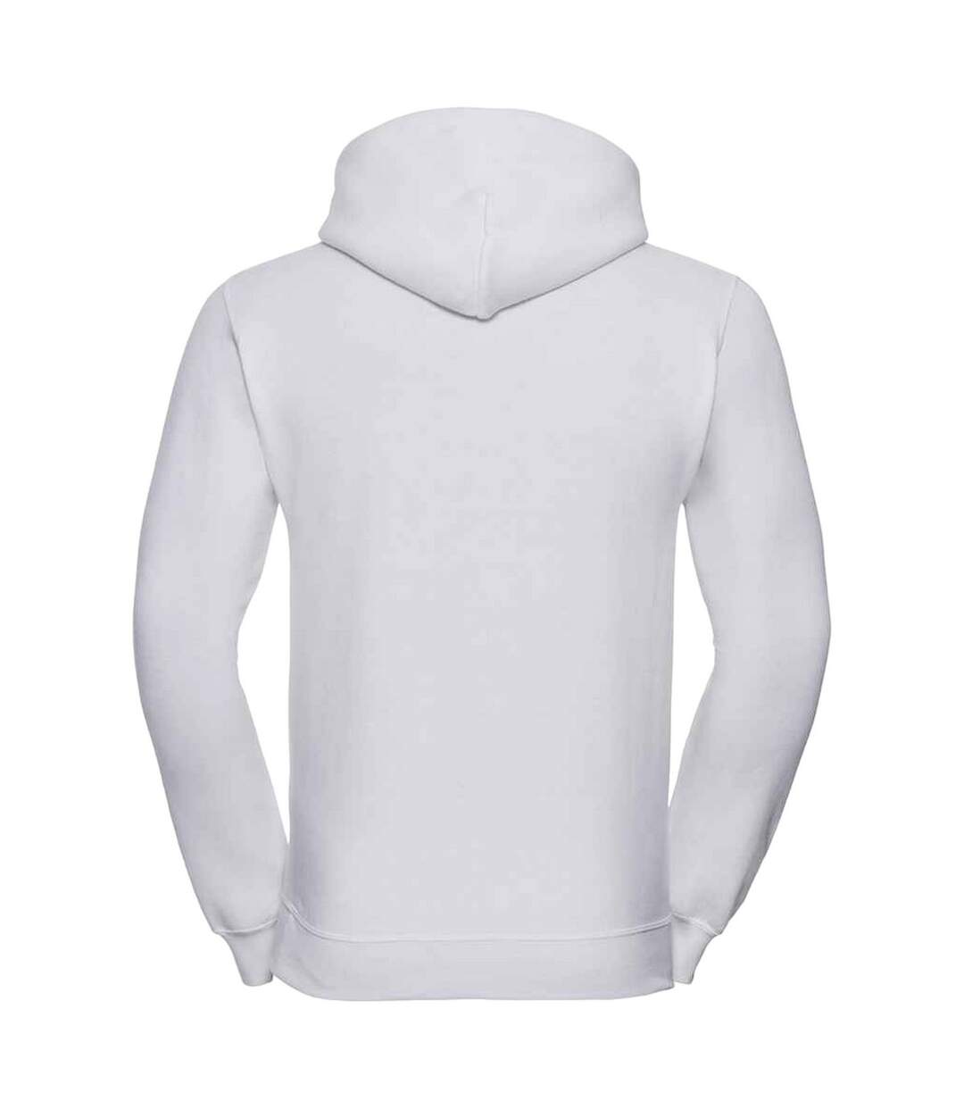 Unisex adult hoodie white Russell-2