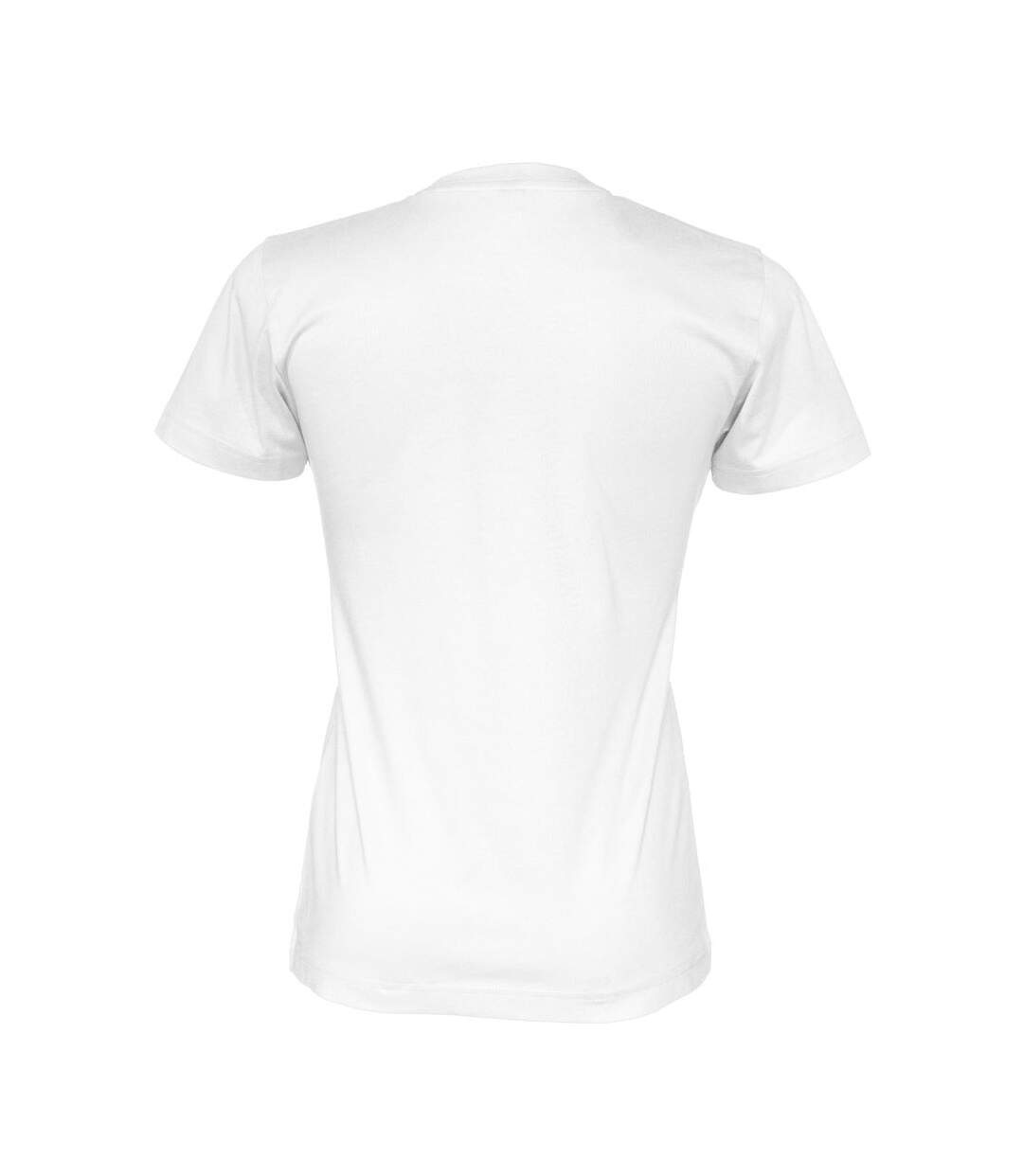 Womens/ladies Organic T-shirt White Cottover-2