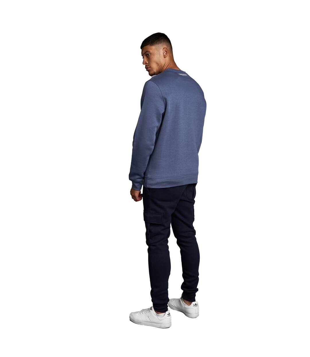 Mens Cranwood Sweatshirt Bearing Sea Blue Juice-3
