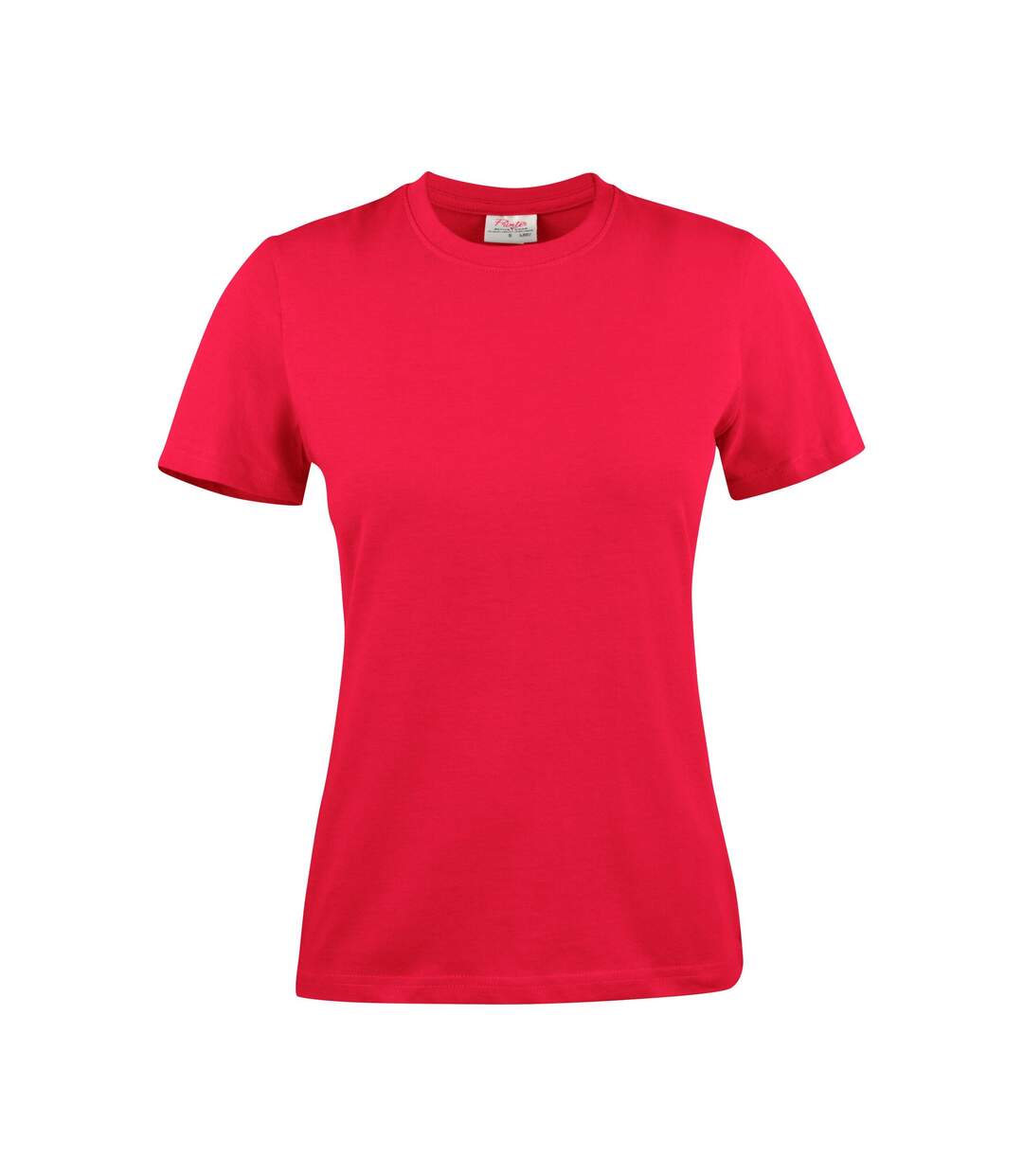 Womens/ladies Light T-shirt Red Printer-2
