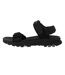 Womens/ladies Cannes Mesh Adjustable Strap Walking Sandals Black Karrimor-2