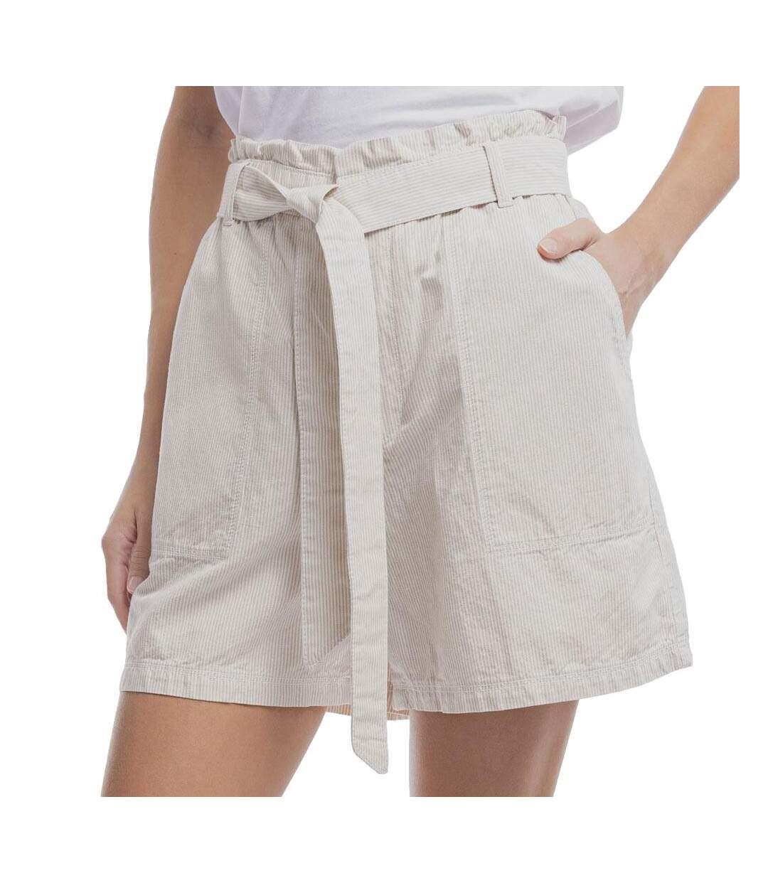 Short beige femme teddy smith joy-1
