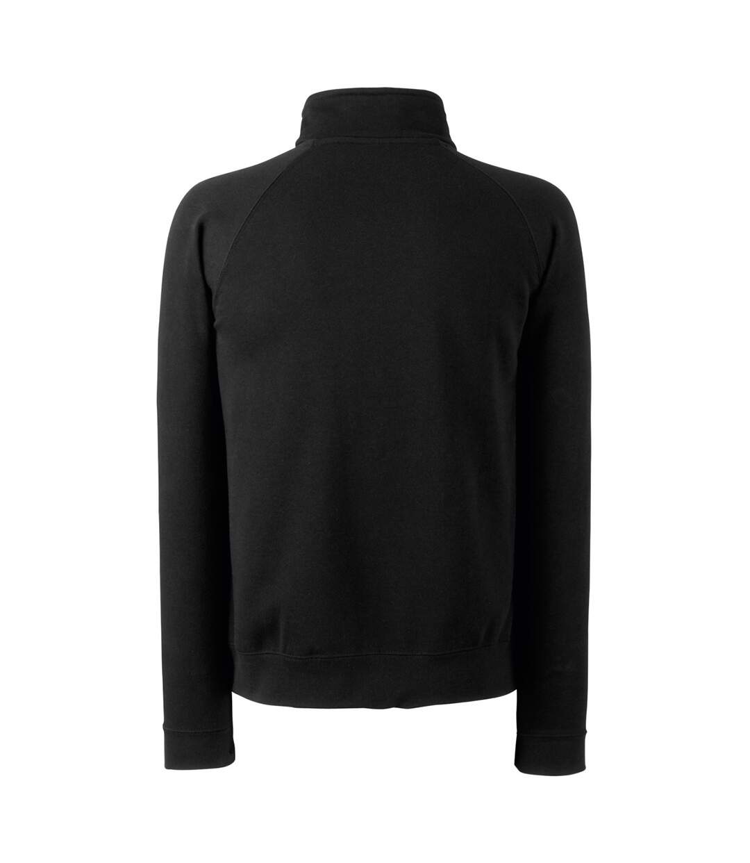 Sweatshirt à fermeture zippée homme noir Fruit of the Loom