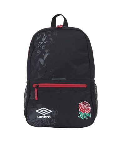 24/25 formation england rugby training backpack m black/white/equestrian red Umbro