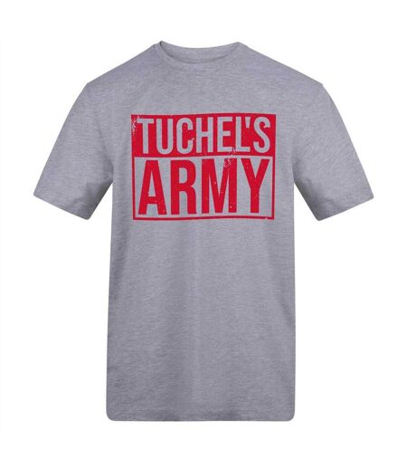 Mens Tuchel´s Army Graphic Print T-shirt Grey AWD