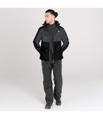Dare 2B Mens Observe II Waterproof Ski Jacket (Ebony Grey/Black) - UTRG6104