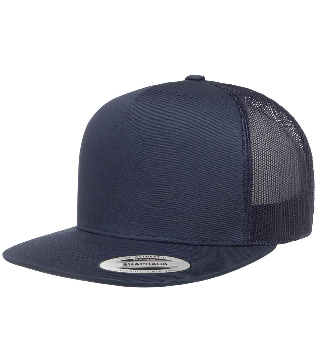 Casquette de camionneur classique bleu marine Flexfit-1