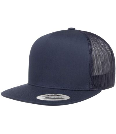 Casquette de camionneur classique bleu marine Flexfit