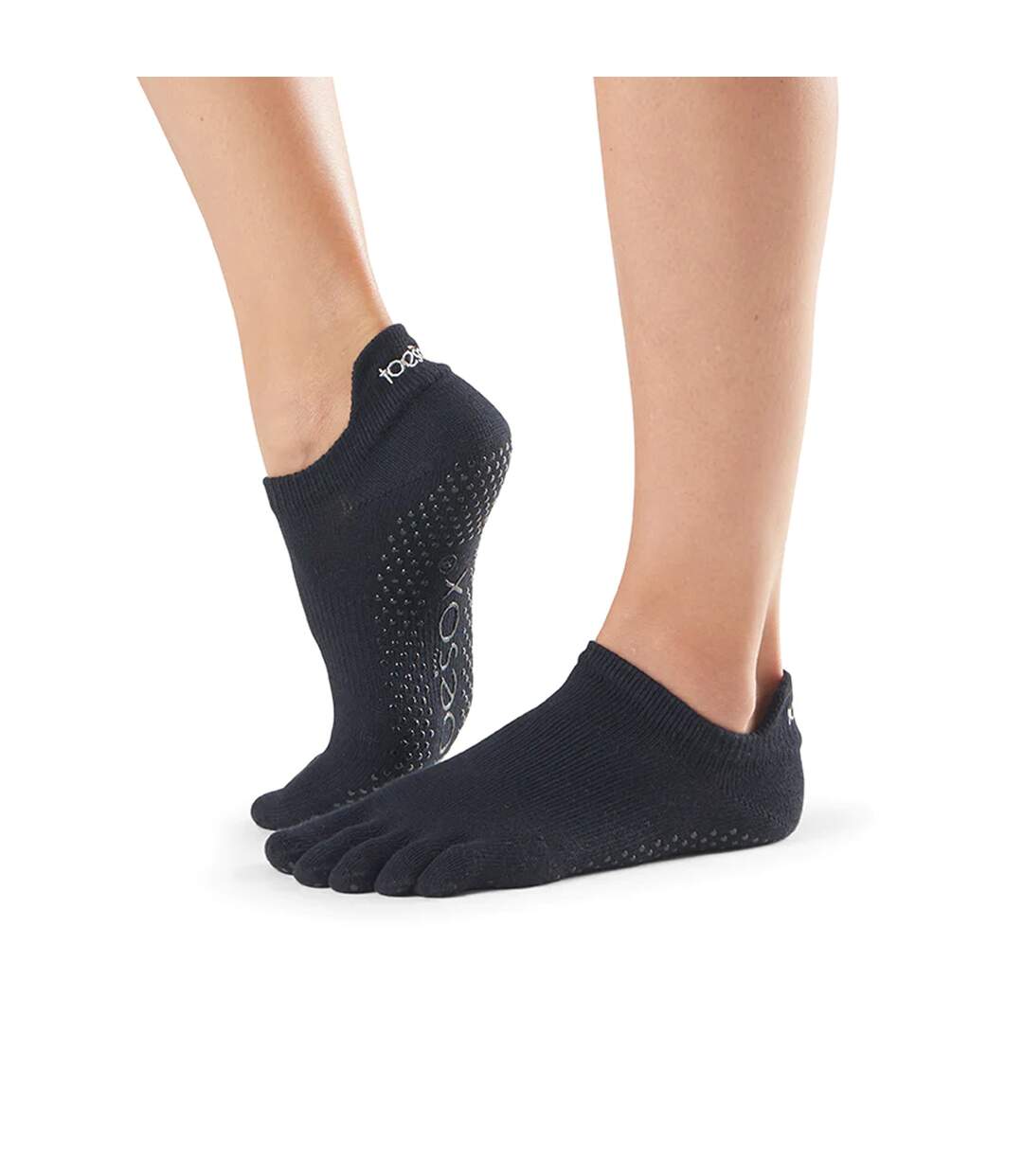 Toesox - Chaussettes à orteils LOW RISE - Adulte (Noir) - UTRD446-2