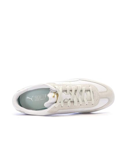 Baskets blanches/beiges homme puma club ii era