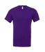 Adults unisex crew neck t-shirt royal purple Bella + Canvas