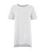 Comfy Co Womens/Ladies Oversized Sleepy T Short Sleeve Pajama T-Shirt (White)