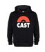 Unisex Adult Cast Logo Hoodie Black Red Amplified-1