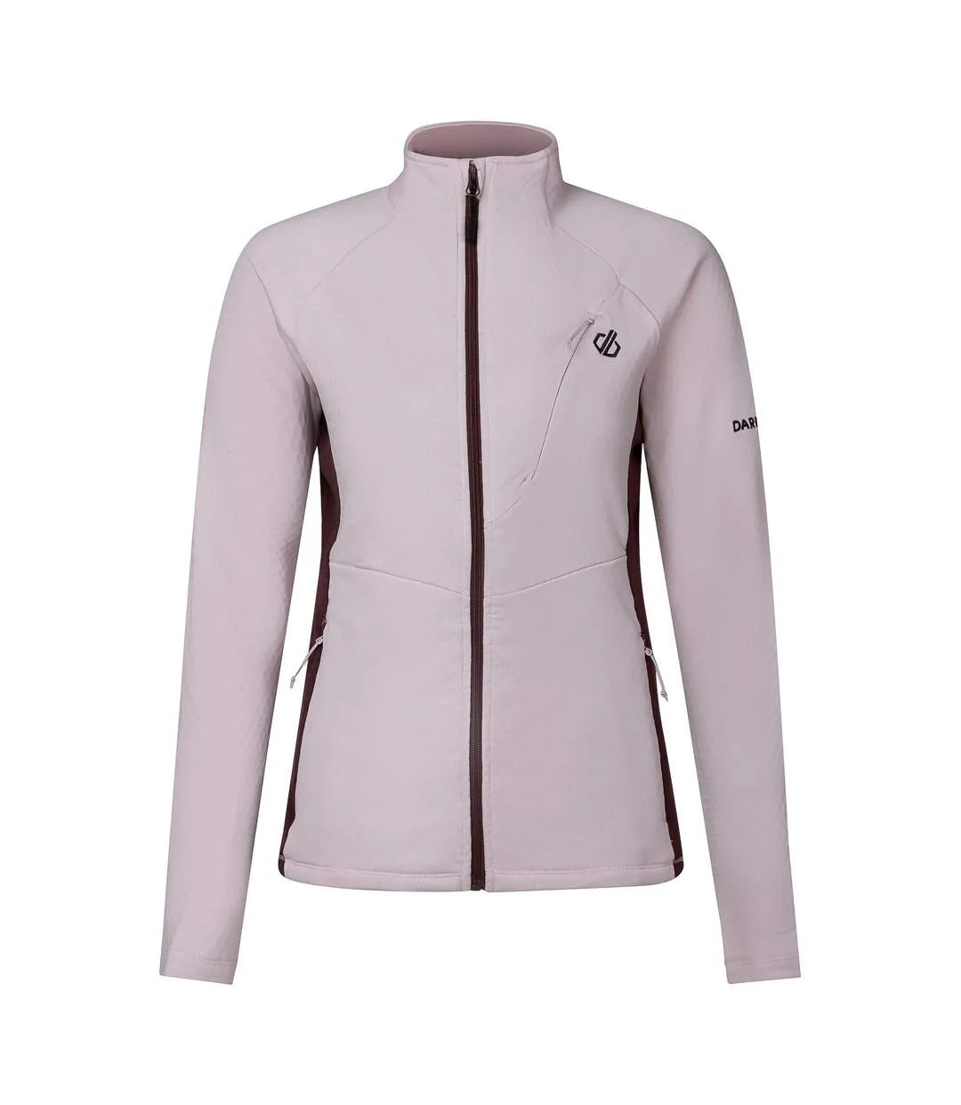Veste Extensible À Col Montant Emerging Femme Rose Pâle Dare 2B-2