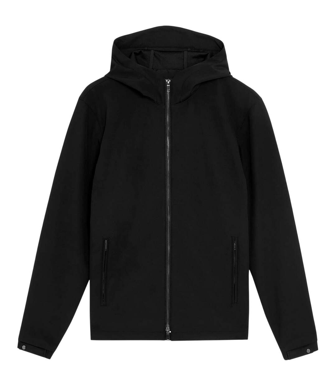 Veste Softshell À Capuche Motif/style Uni Homme Noir Lyle & Scott-2