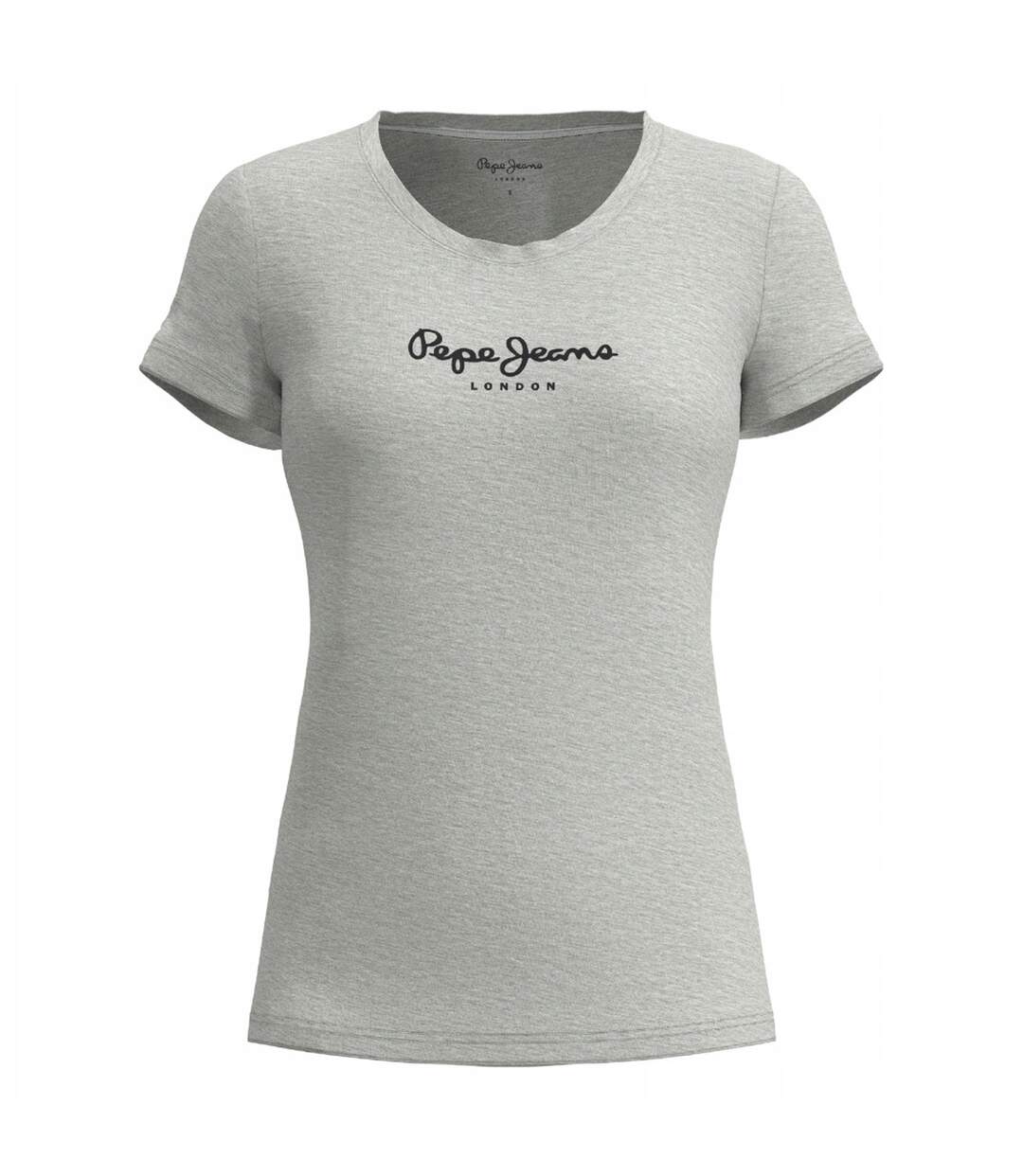 T-shirt Femme Gris Pepe Jeans-2