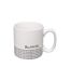 Lot de 4 Mugs & Rack Design Life 24cl Blanc