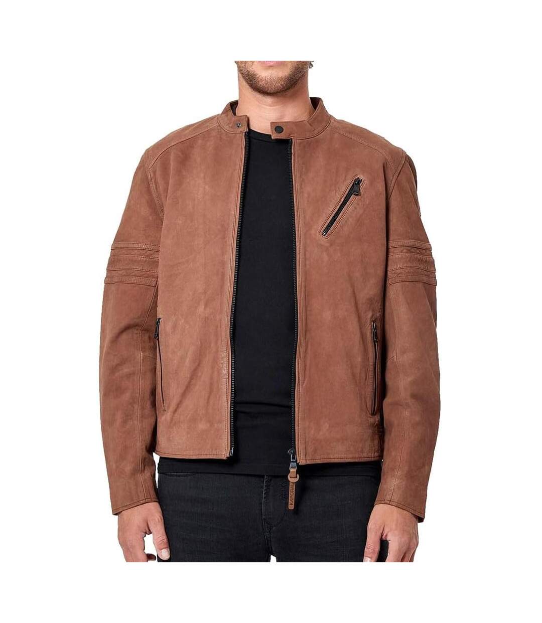Veste marron homme kaporal soma-1