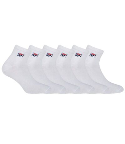 Lot N1 De 6 Paires De Lowcut Fila Blanc 39/42