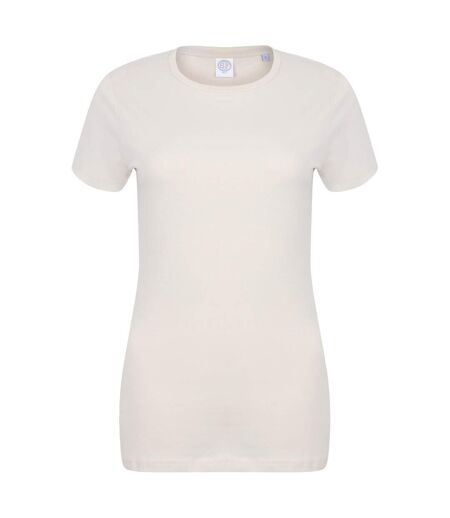 Skinni Fit Womens/Ladies Feel Good Stretch Short Sleeve T-Shirt (Light Stone) - UTRW4422