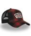 Casquette baseball en flannelle a carreaux Vondutch-4