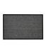 Tapis d'Entrée Anti-Poussière Julius 50x80cm Noir & Gris-1