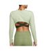T-Shirt vert femme nike crop - l-2