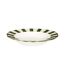 Lot de 6 Assiettes Creuses Cleo 20cm Vert & Blanc-2