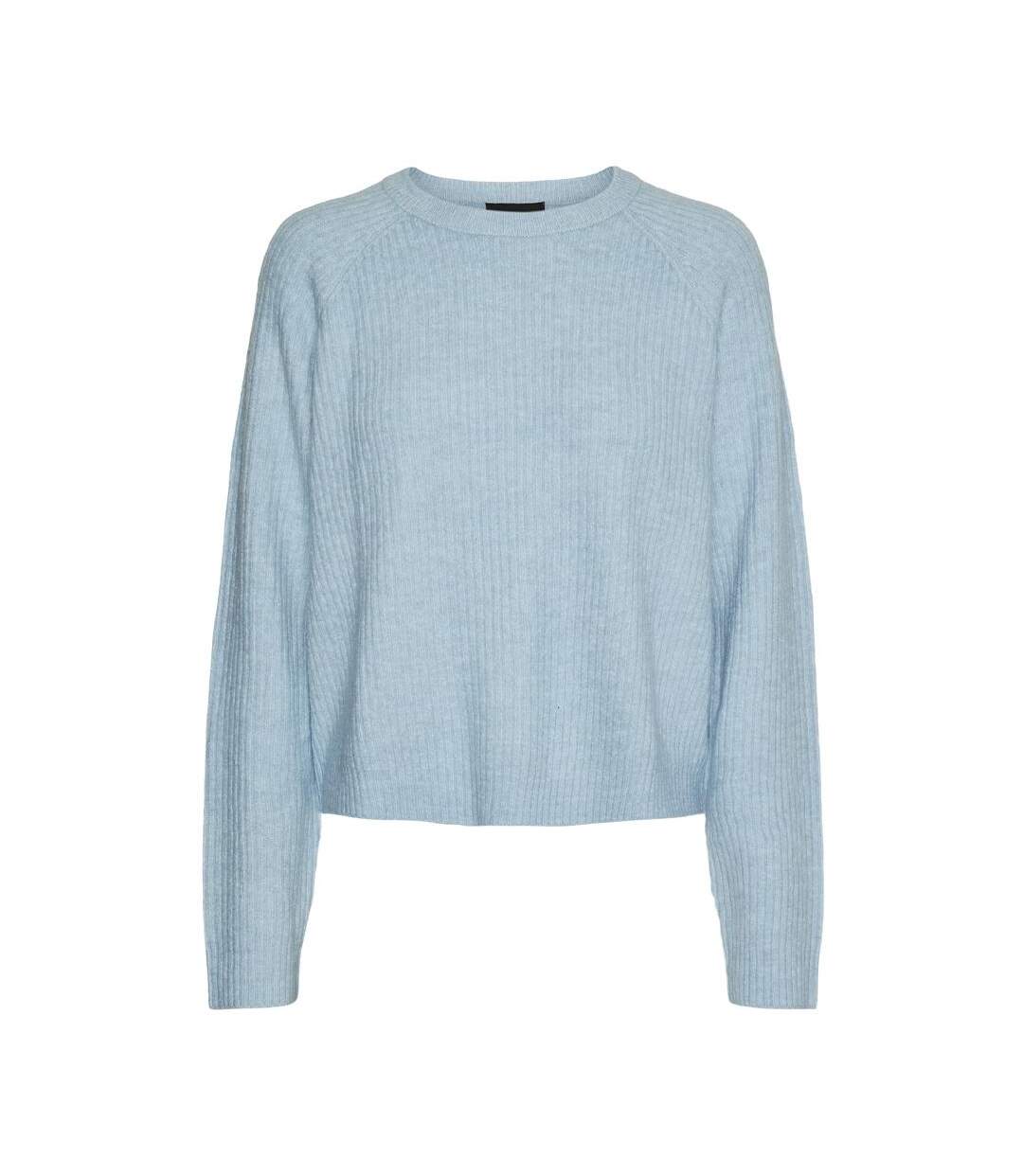 Pull bleu femme pieces olla-1