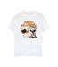 Disney Womens/Ladies Winnie The Pooh And Piglet Happy Halloween Cotton Boyfriend T-Shirt (Blanc) - UTBI47444-1