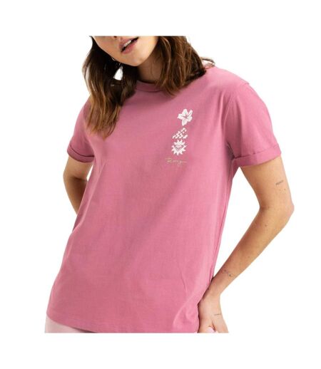 T-Shirt rose femme roxy ocean regular - m