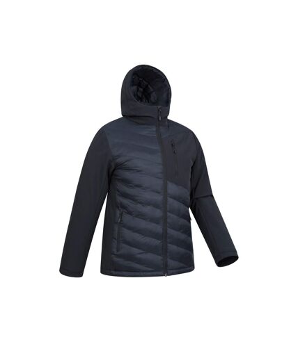 Doudoune matelassée agile hybrid pour hommes noir Mountain Warehouse