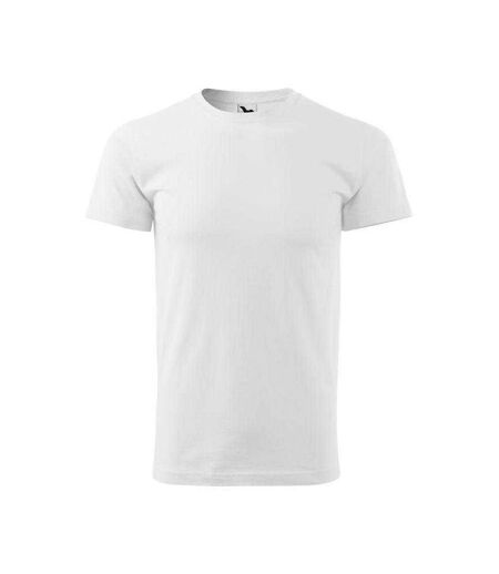T-shirt Basic Homme Blanc Adler