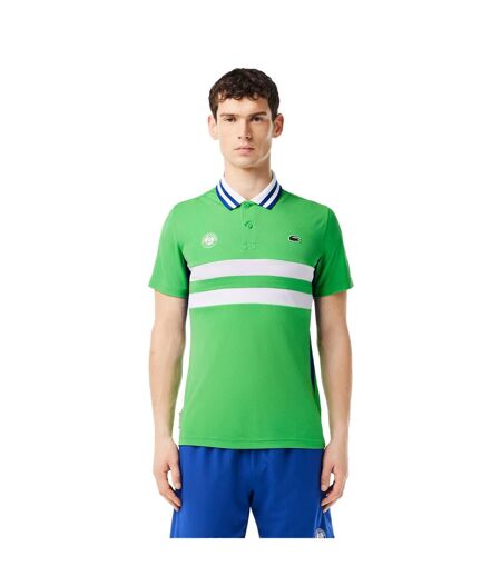 Mens Roland Garro Edition Polo Shirt Green Lacoste