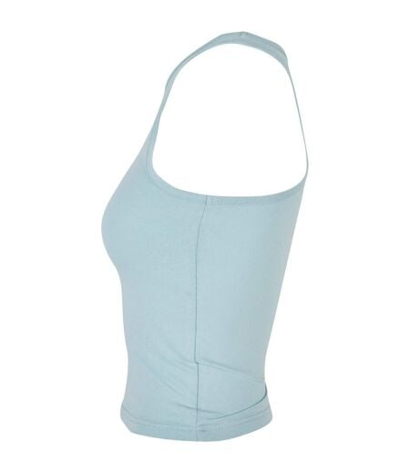 Womens/ladies Racerback Tank Top Ocean Blue Build Your Brand