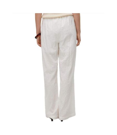 Pantalon toile blanc femme vero moda viola