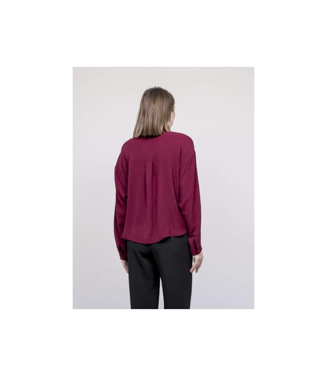 Chemise croisée devant en bas ODACRE - Dona X Lisa-2