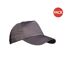 Lot de 2  casquettes unies adulte gris Result