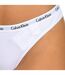 Pack-3 Thongs with elastic rubber waistband D1622T women-2