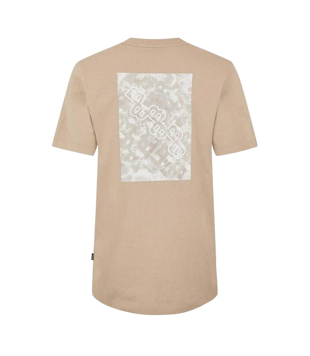 T-shirt Motif/style Imprimé Au Dos H-taut Adulte Beige Clair Boss-3