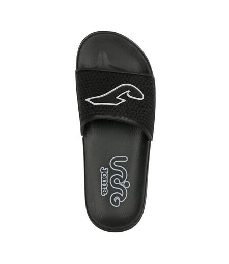 Mens S.island Logo Flip Flops Black Joma