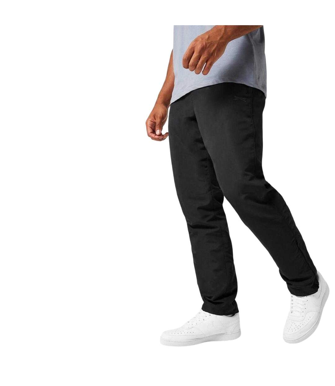 Mens Regular Sweatpants Black Slazenger-4