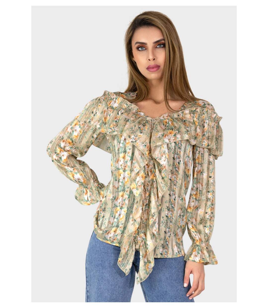 blouse imprimé floral-2