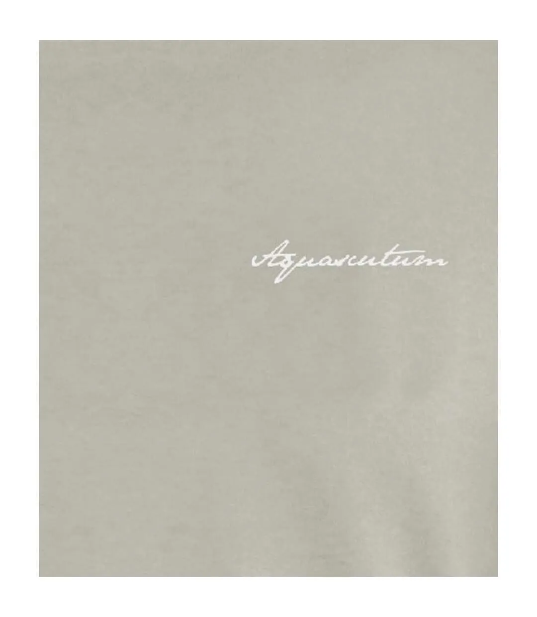 Mens Embroidered Logo Cotton T-shirt Grey Aquascutum-3