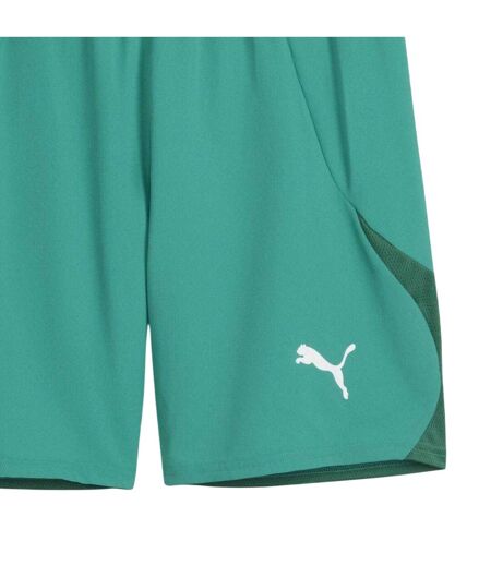 Mens Teamfinal Football Shorts Sport Green White Puma