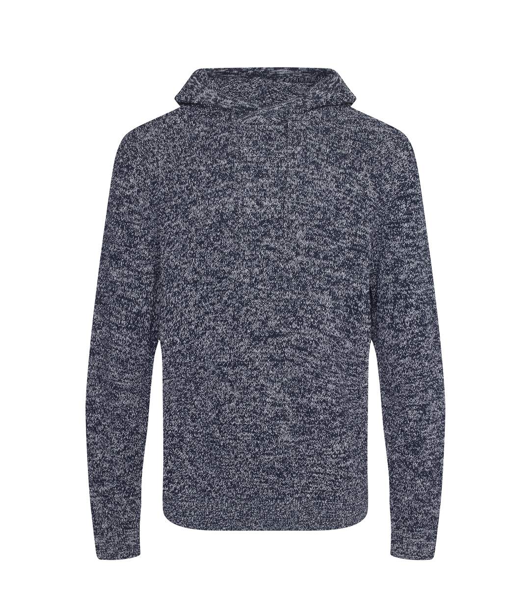 Ecologie Mens Iguazu Knitted Hoodie (Navy/Heather) - UTPC3066