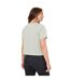 Womens/ladies Crew Neck Boxy Crop T-shirt Green Be You-3