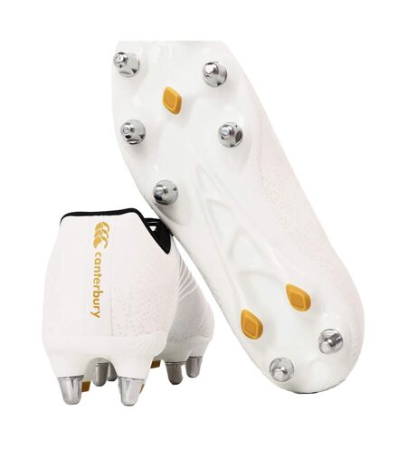 Chaussures De Rugby Pour Terrain Souple Motif/style À Motifs Stampede Groundbreak Team Homme Blanc Canterbury