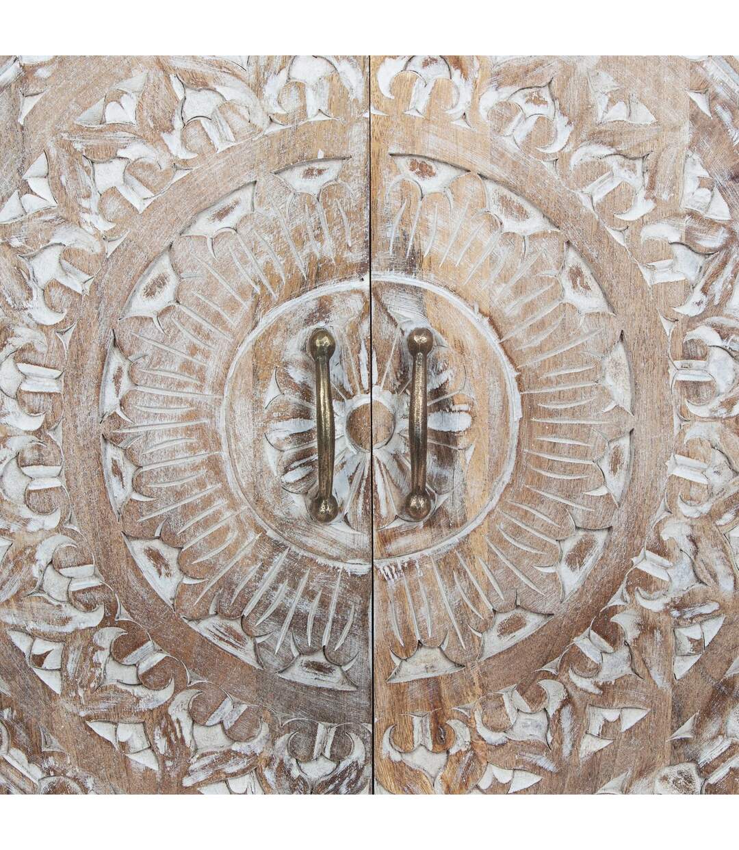Buffet en manguier 2 portes SHIREL - Marron-5
